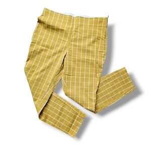 5️⃣ for 2️⃣5️⃣ Plaid Zipper Elastic Waist Pull on Cropped Slacks | A New Day